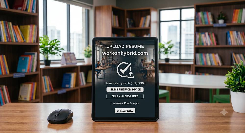 Upload resume and complete profile
